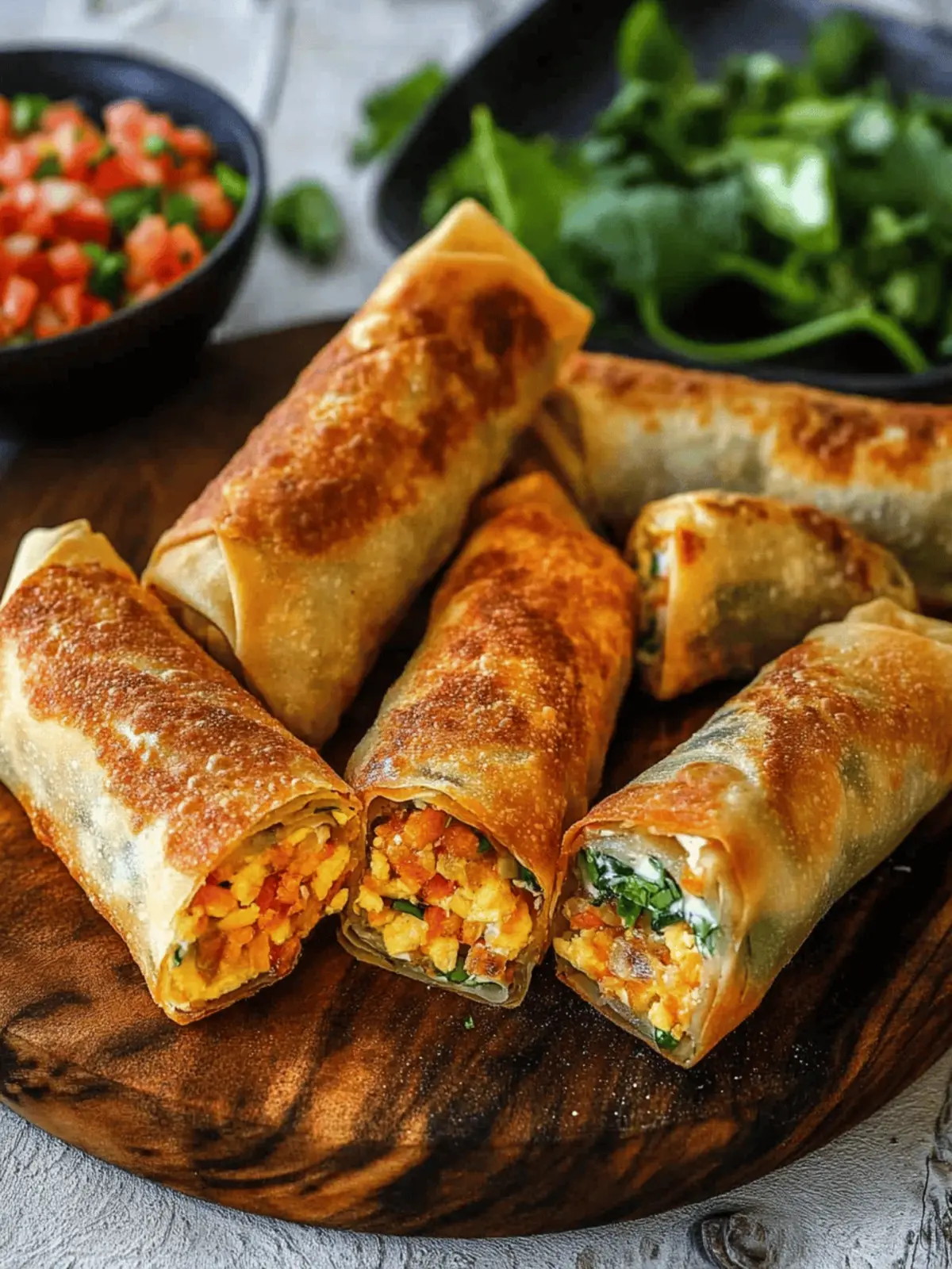 Nacho Egg Rolls