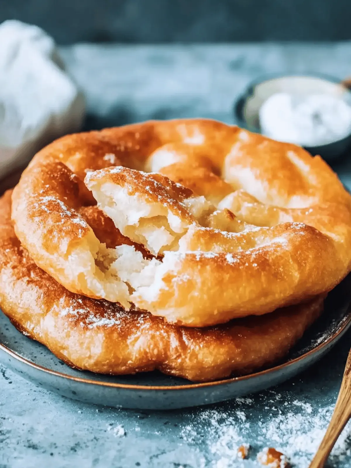 Hungarian Fried Lángos