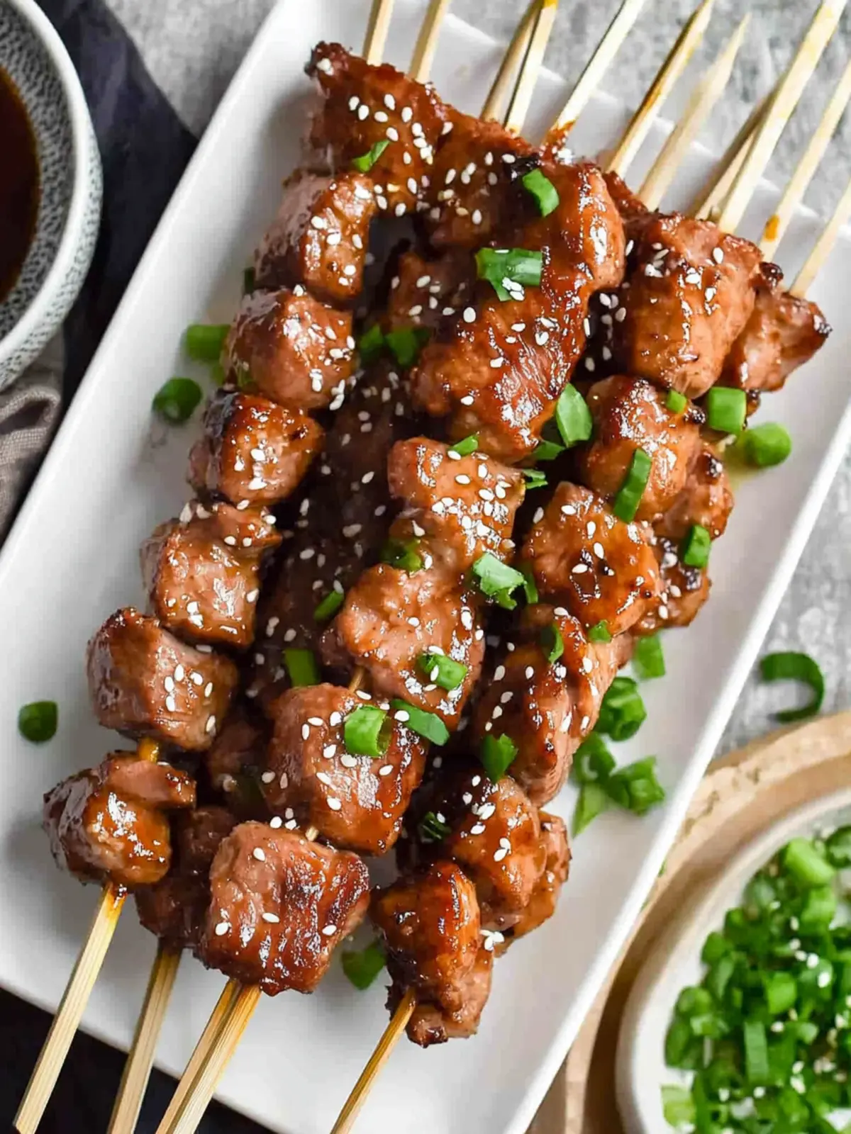 Korean Pork Kabobs