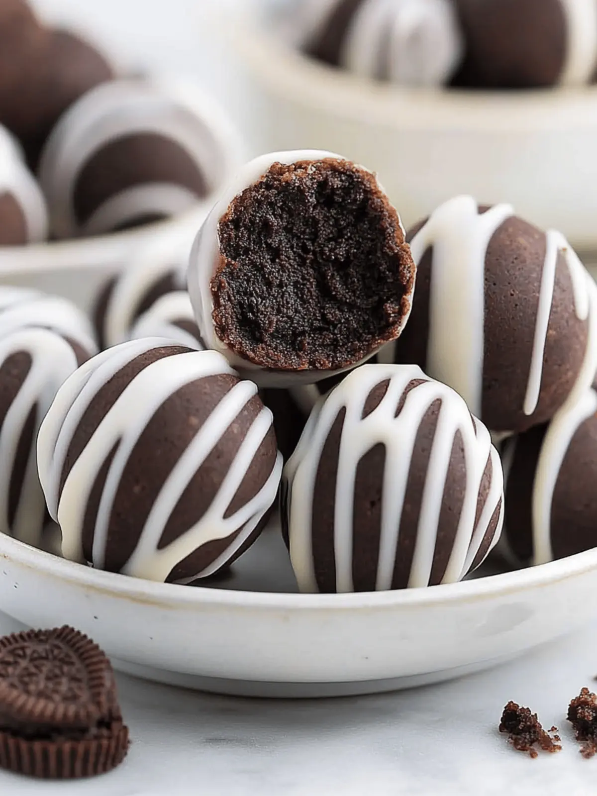 Cinnamon Roll Oreo Truffles