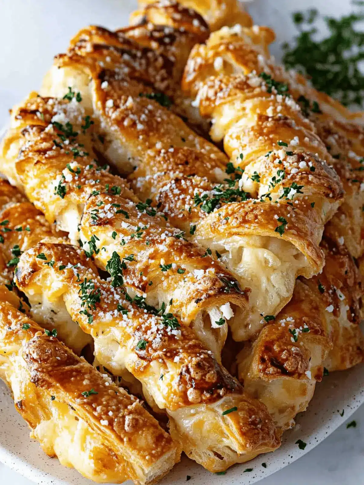 Cheesy Garlic Parmesan Twist: Irresistibly Easy Appetizer 3 Cheesy Garlic Parmesan Twist