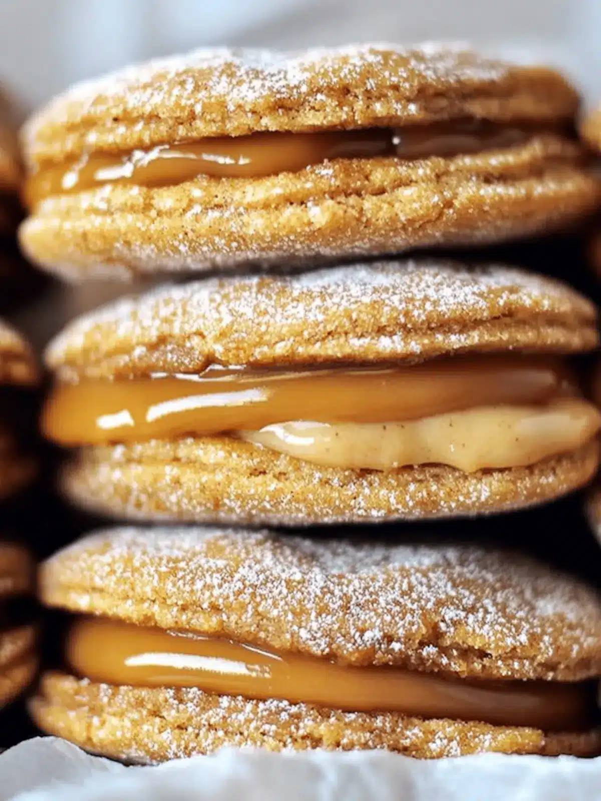 Dulce de Leche Cinnamon Sandwich Cookies