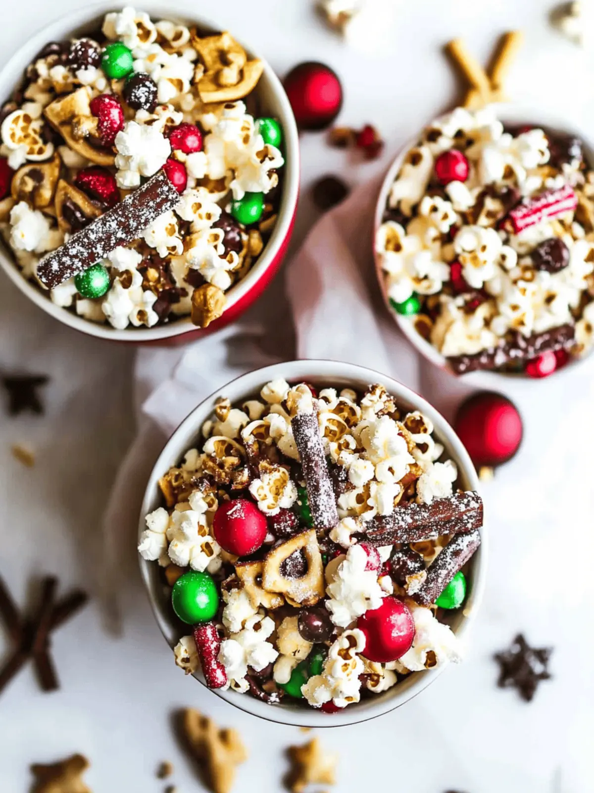 Festive Christmas Popcorn Snack Mix Everyone Will Love 4 Christmas Popcorn Snack Mix