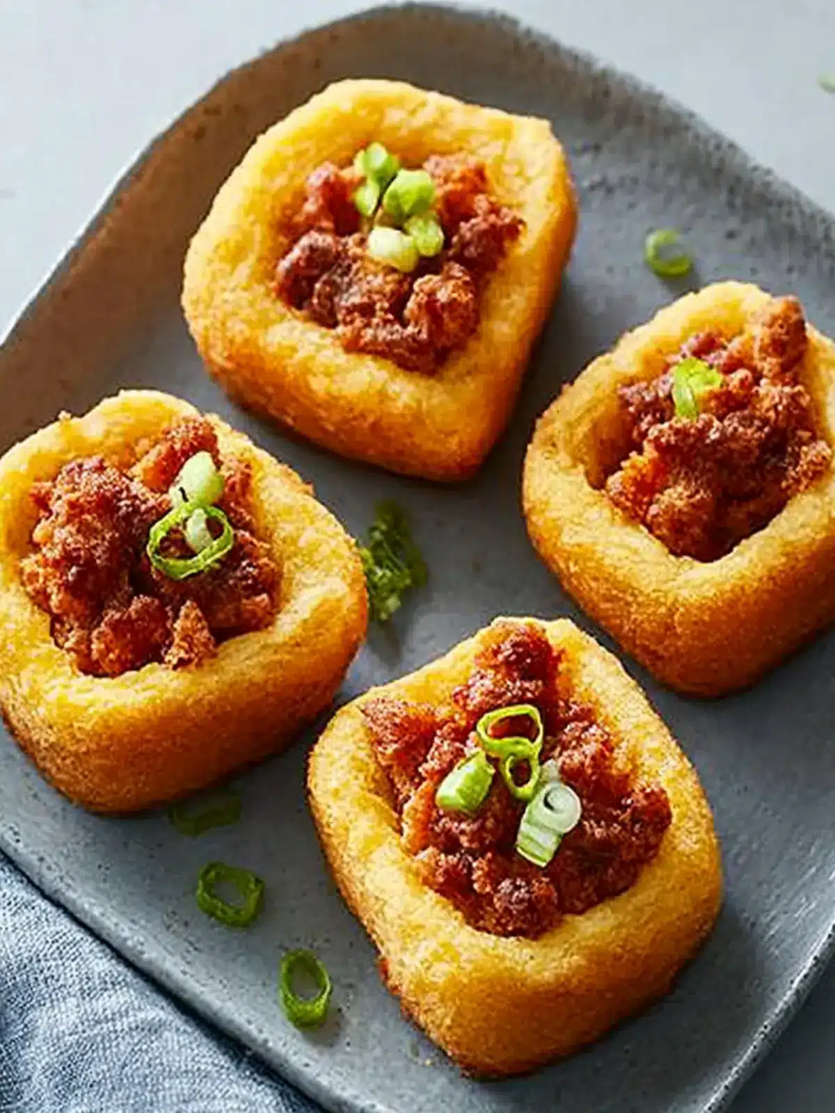 Delicious Cornbread Boats Stuffed with Chili and Chicken 2 Cornbread Boats