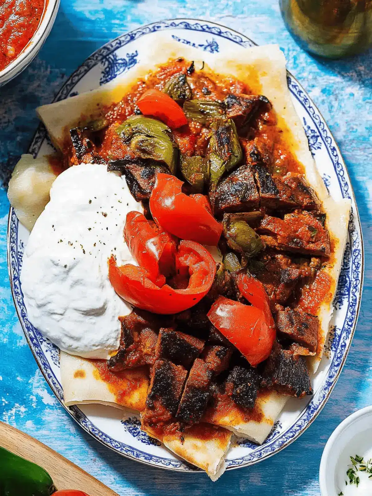 Turkish Iskender Kebab