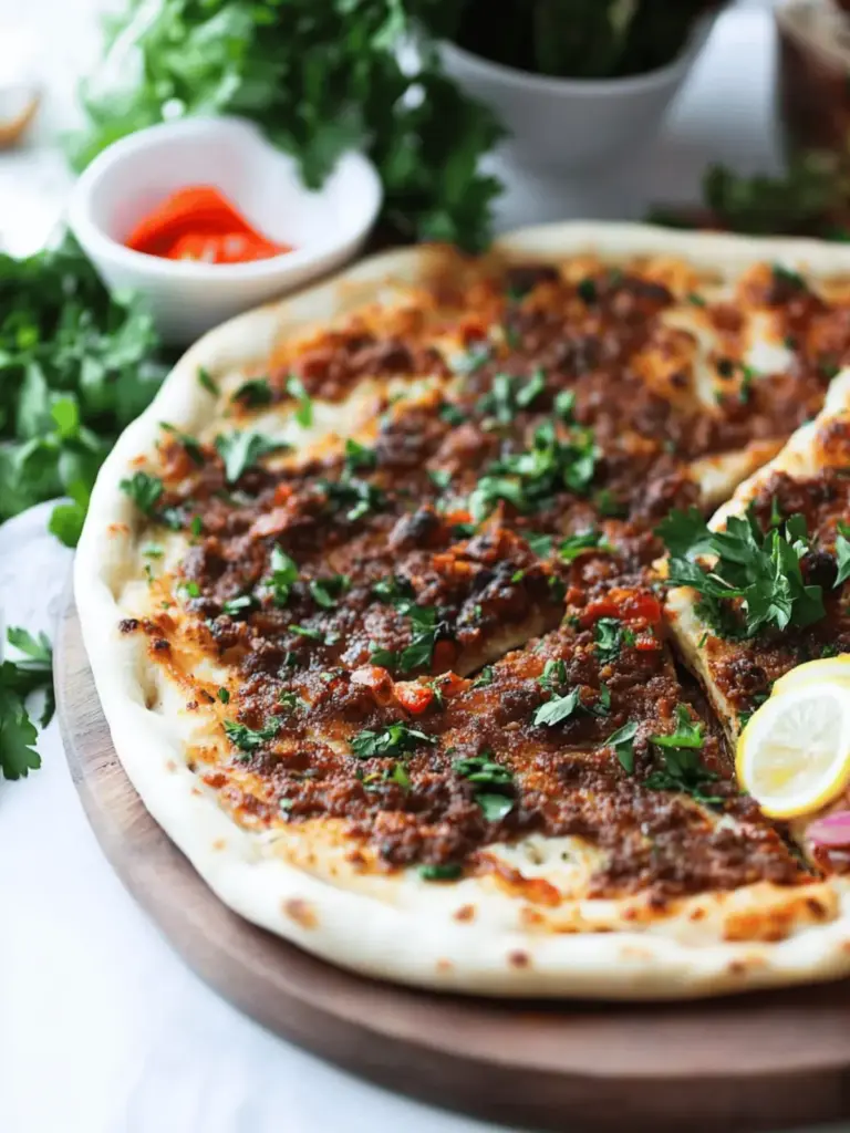 Lahmacun – Turkish Flatbread