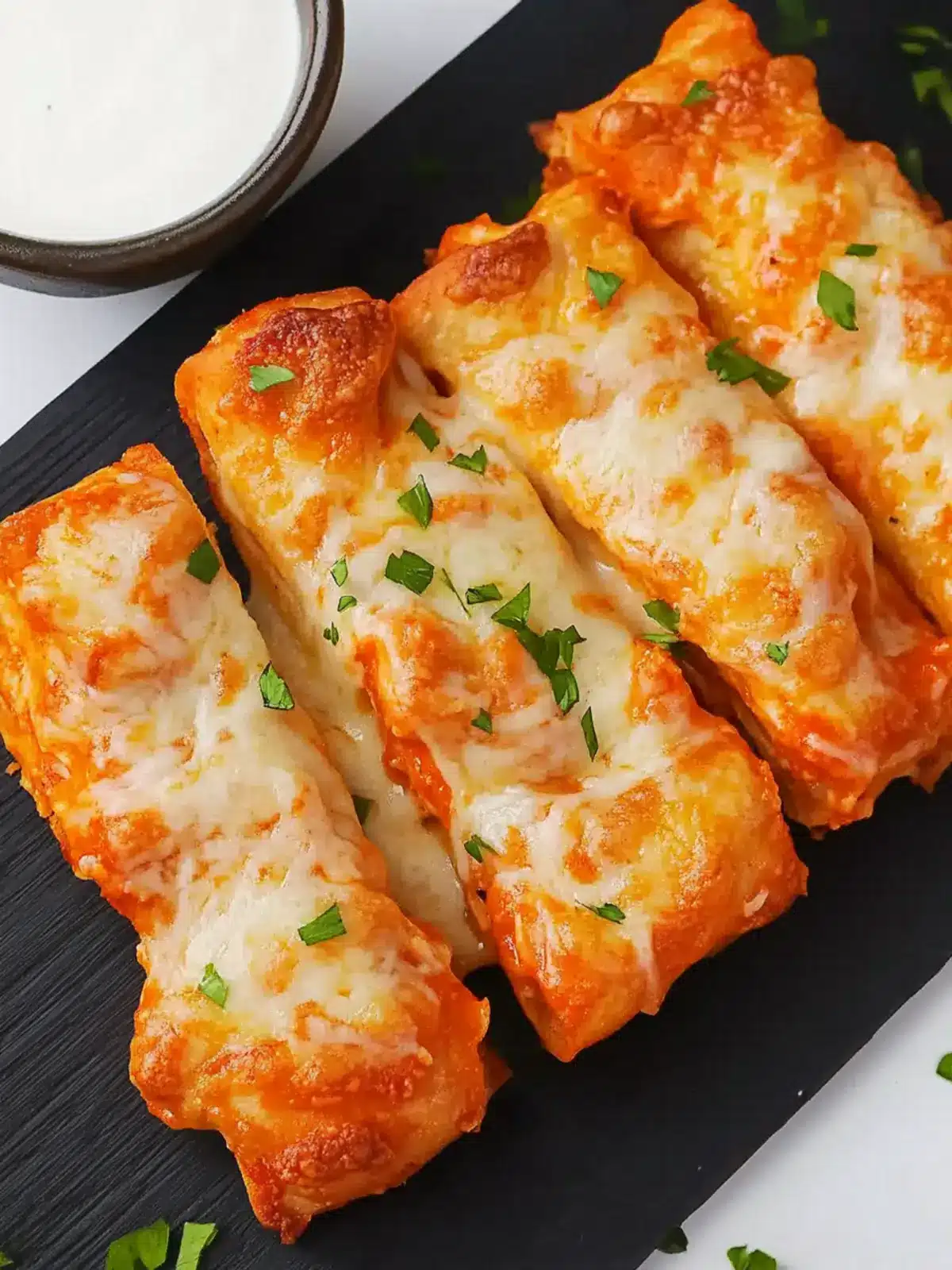 Buffalo Chicken Breadsticks