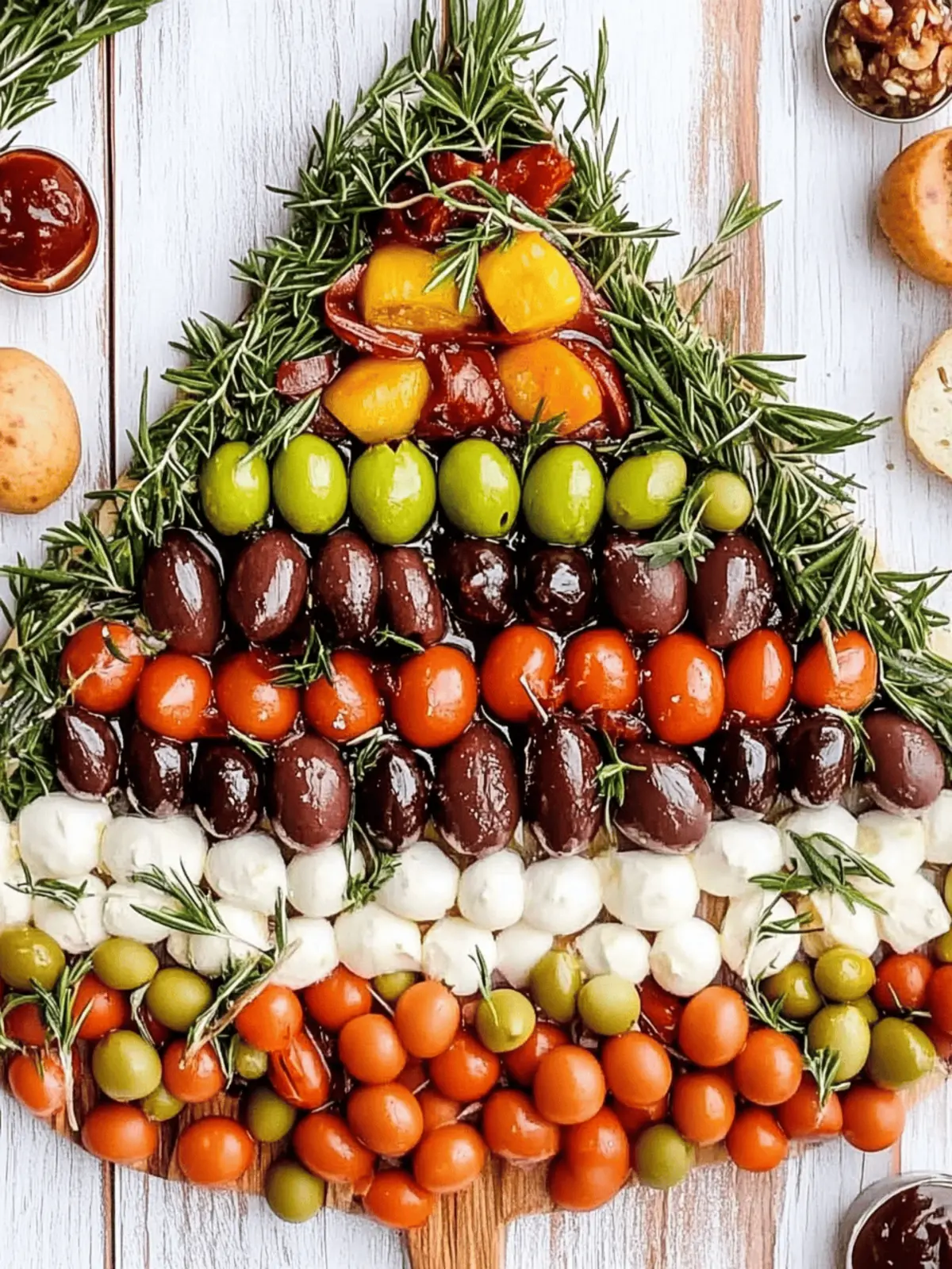 Christmas Tree Antipasto Platter