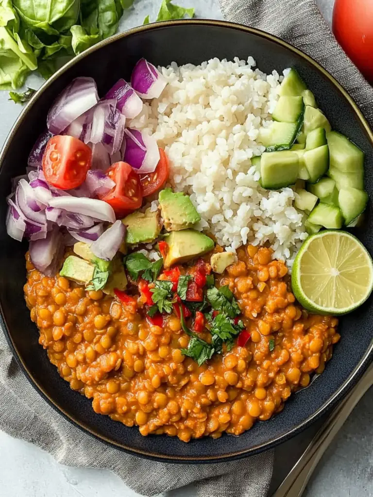 Ethiopian Berbere Spiced Lentils