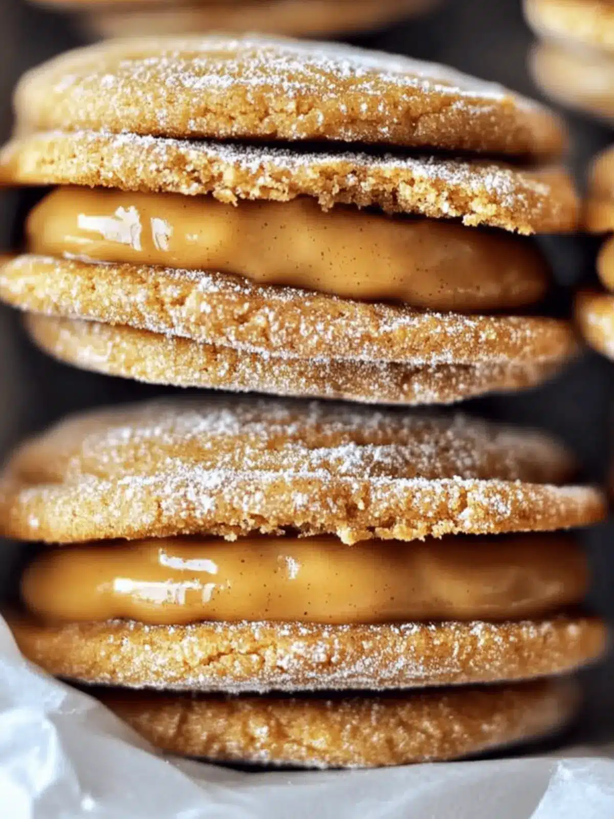 Dulce de Leche Cinnamon Sandwich Cookies