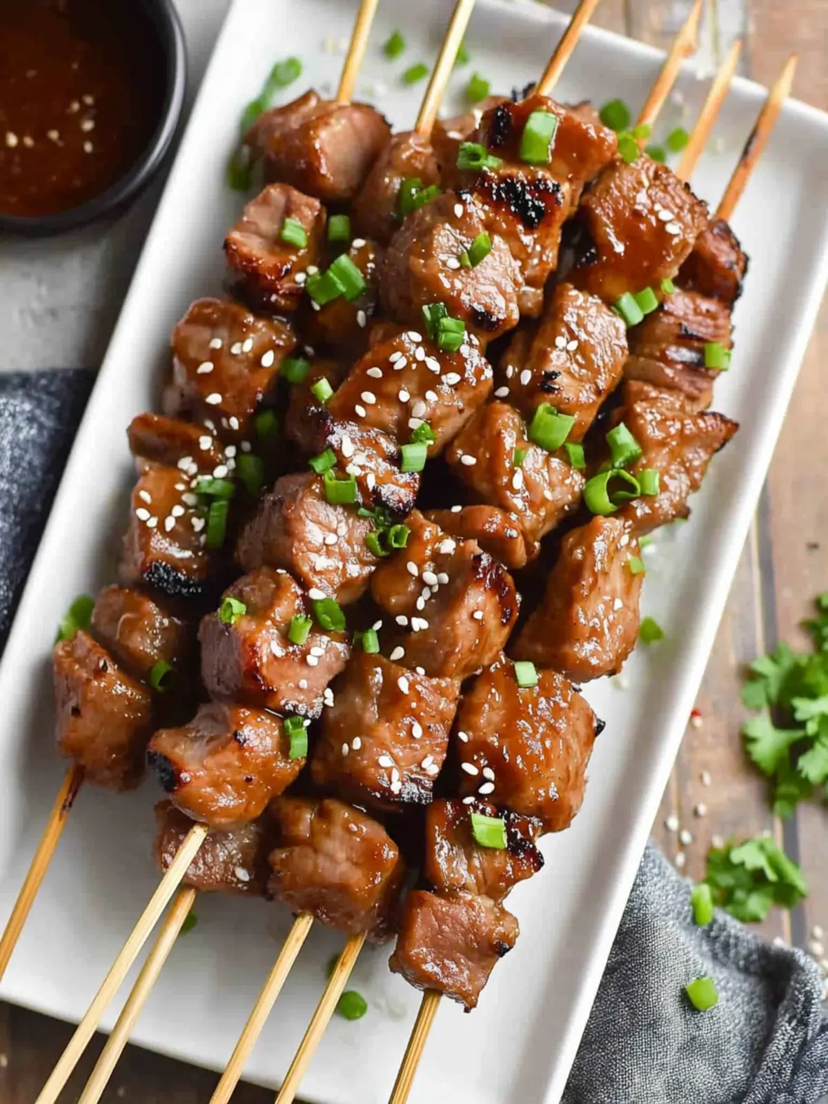 Korean Pork Kabobs
