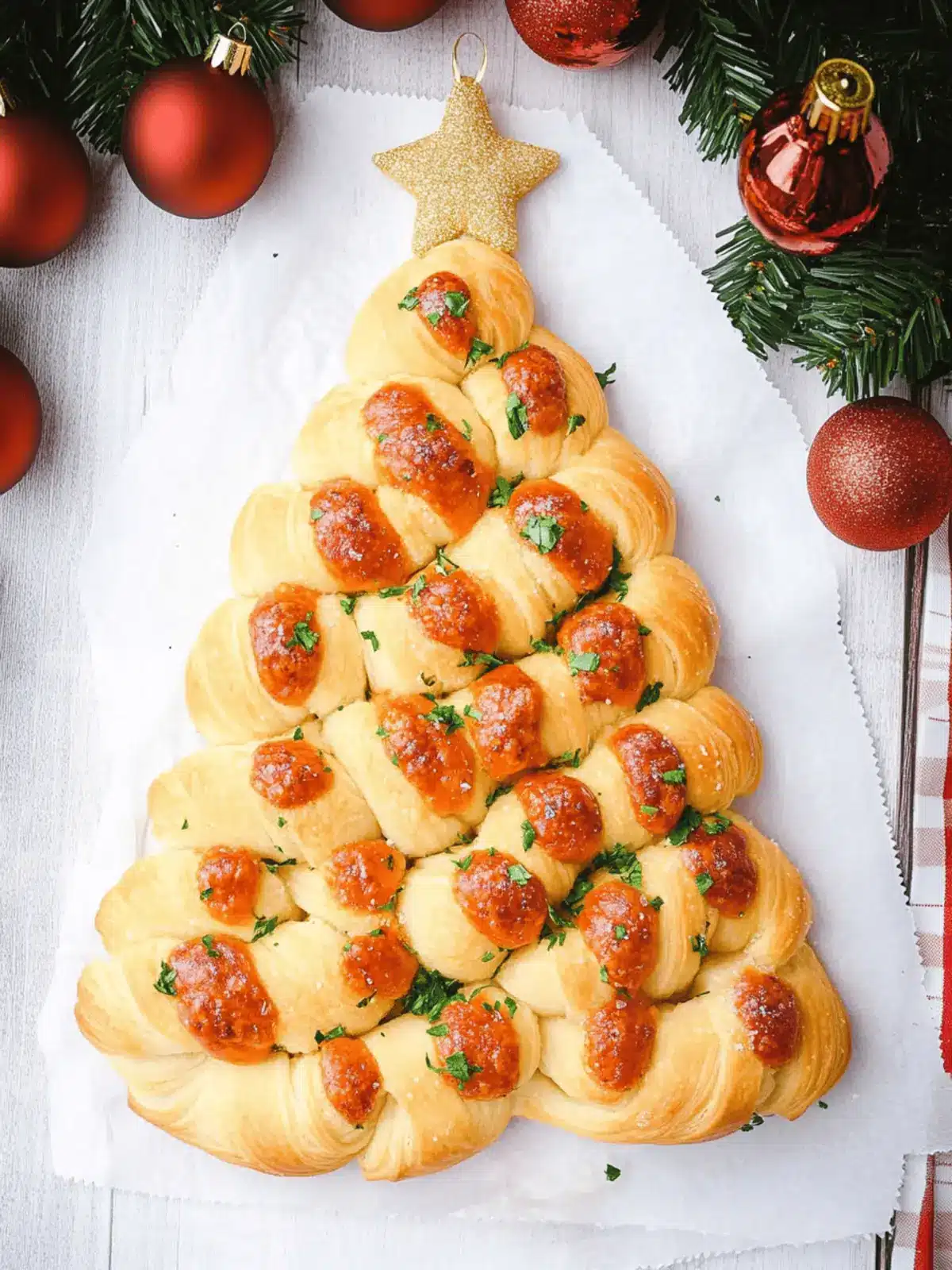 Crescent Roll Christmas Tree