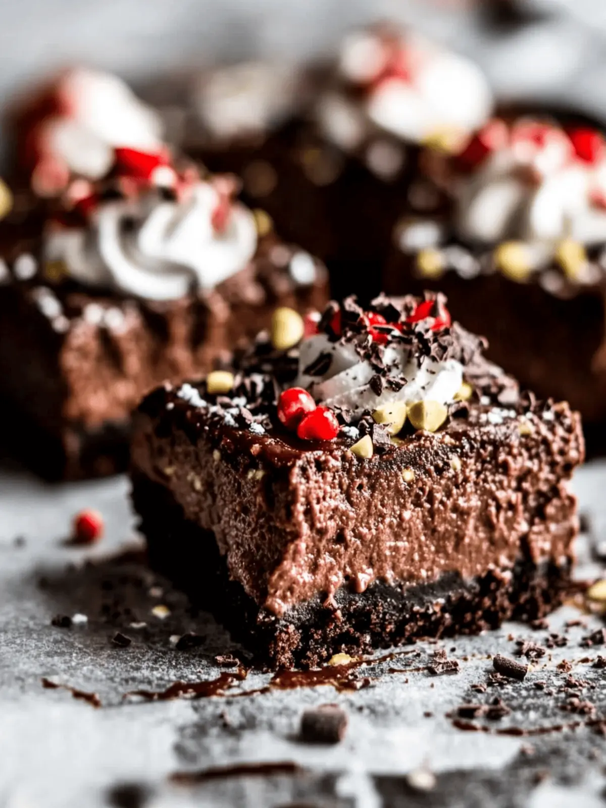 hot cocoa cheesecake bars