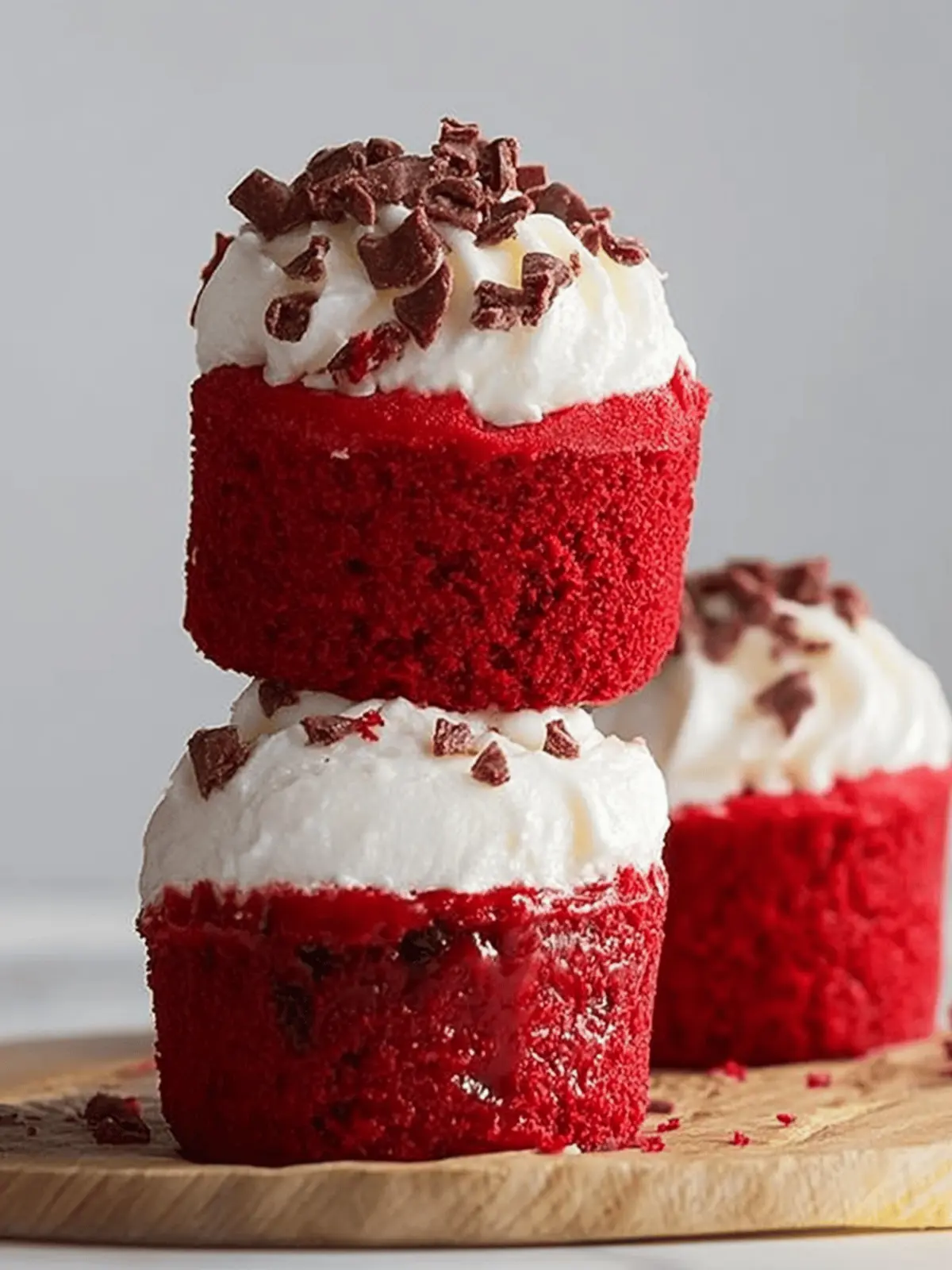 Mini Red Velvet Cheesecakes