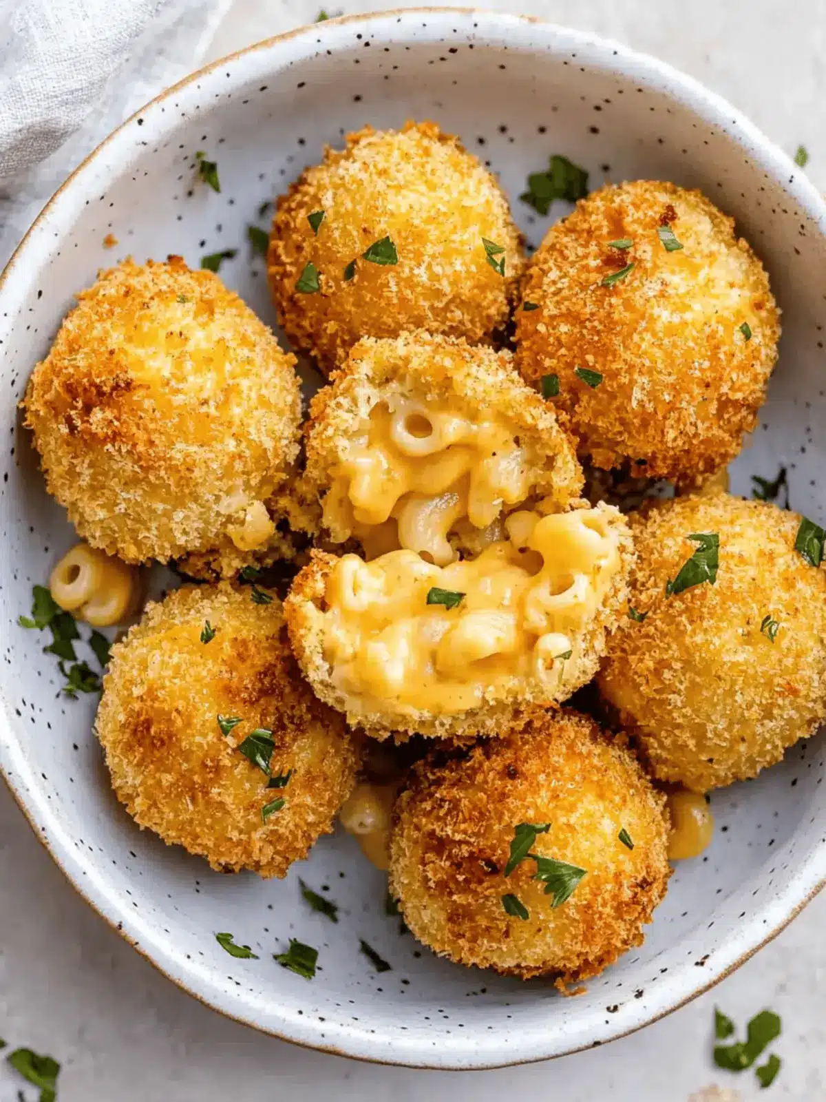 Crispy Air Fryer Mac and Cheese Balls for Ultimate Comfort Food 2 Air Fryer Mac and Cheese Balls
