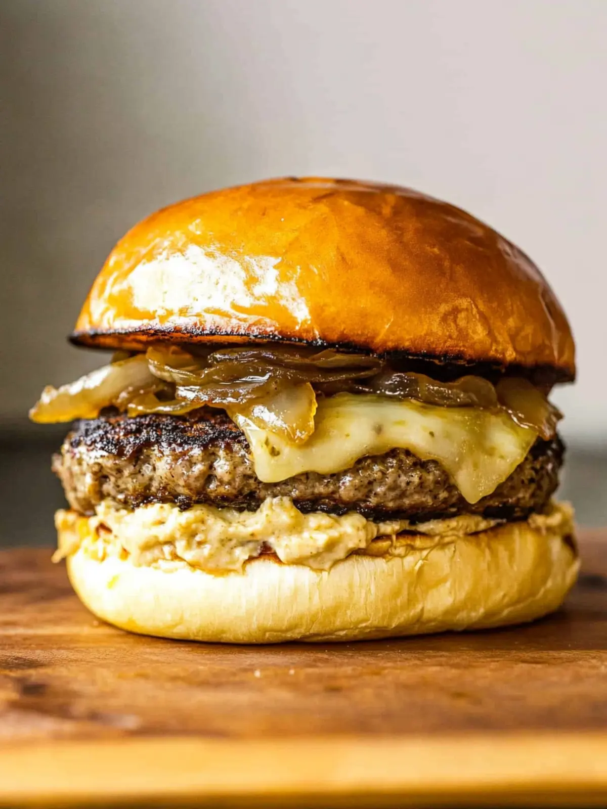 Caramelized Onion Burger