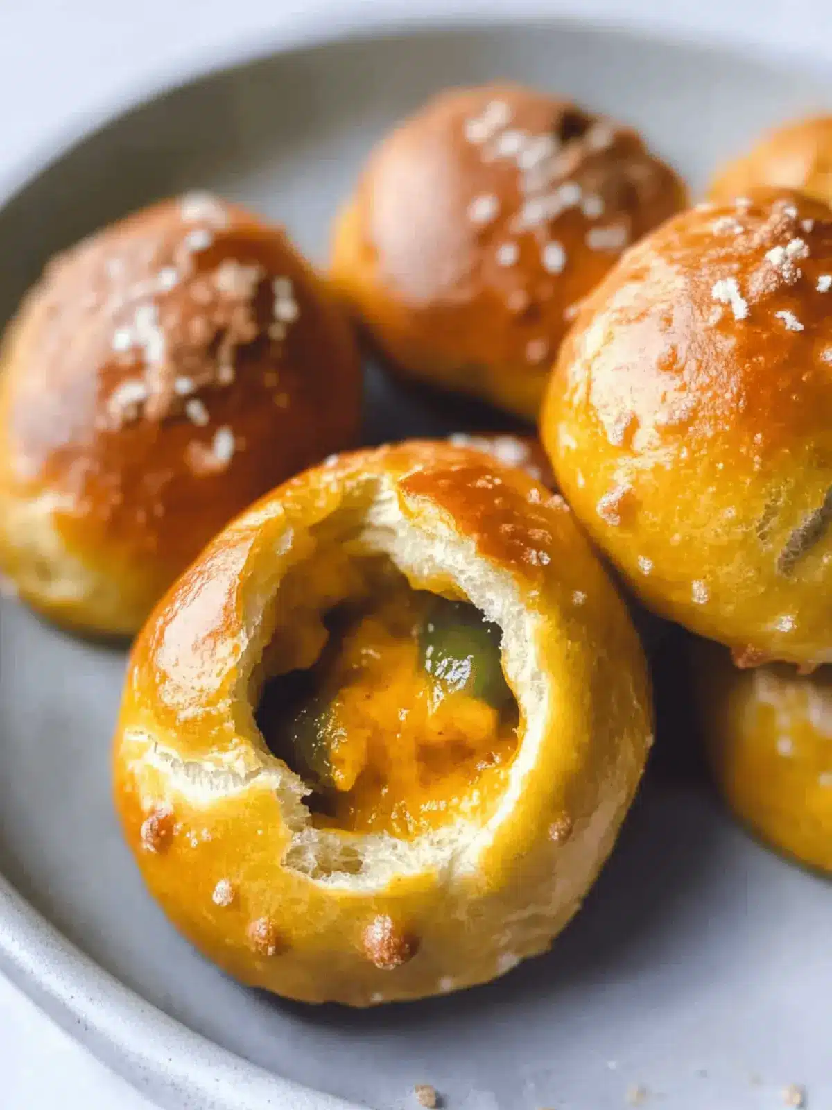 Cheddar Jalapeno Pretzel Bites