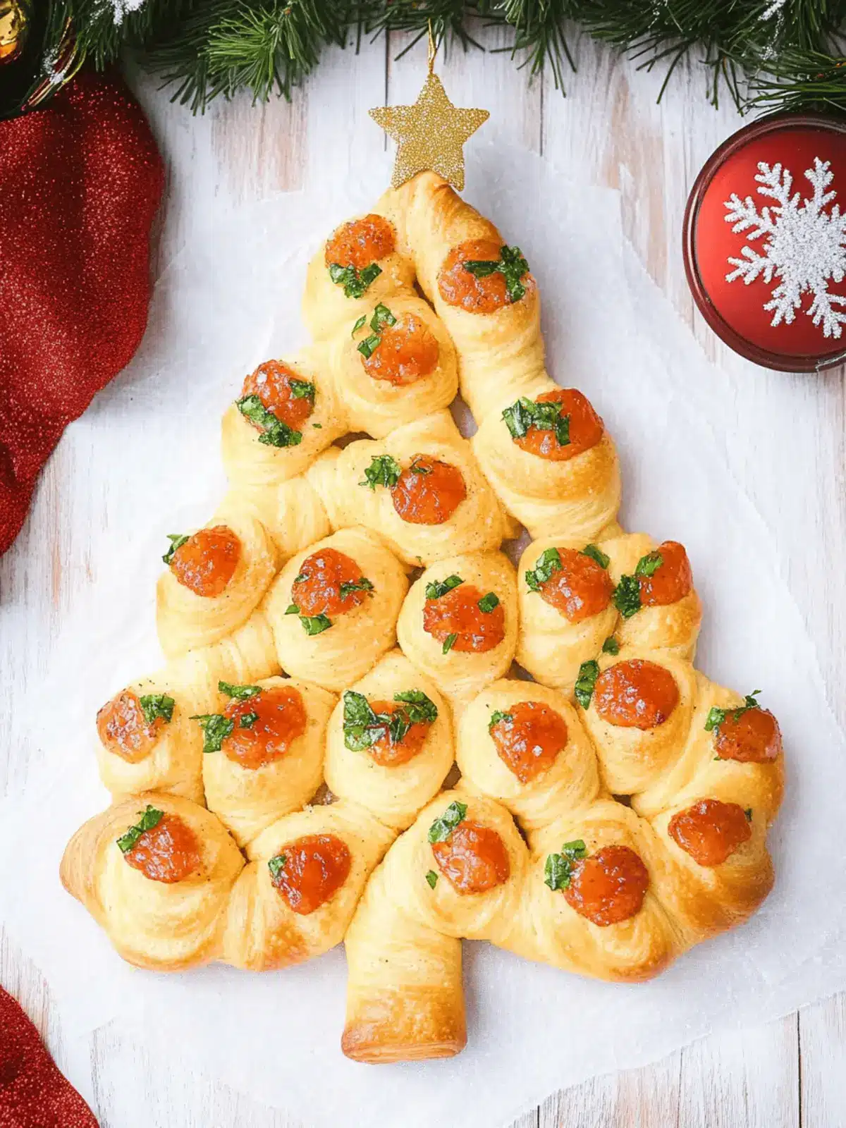 Crescent Roll Christmas Tree
