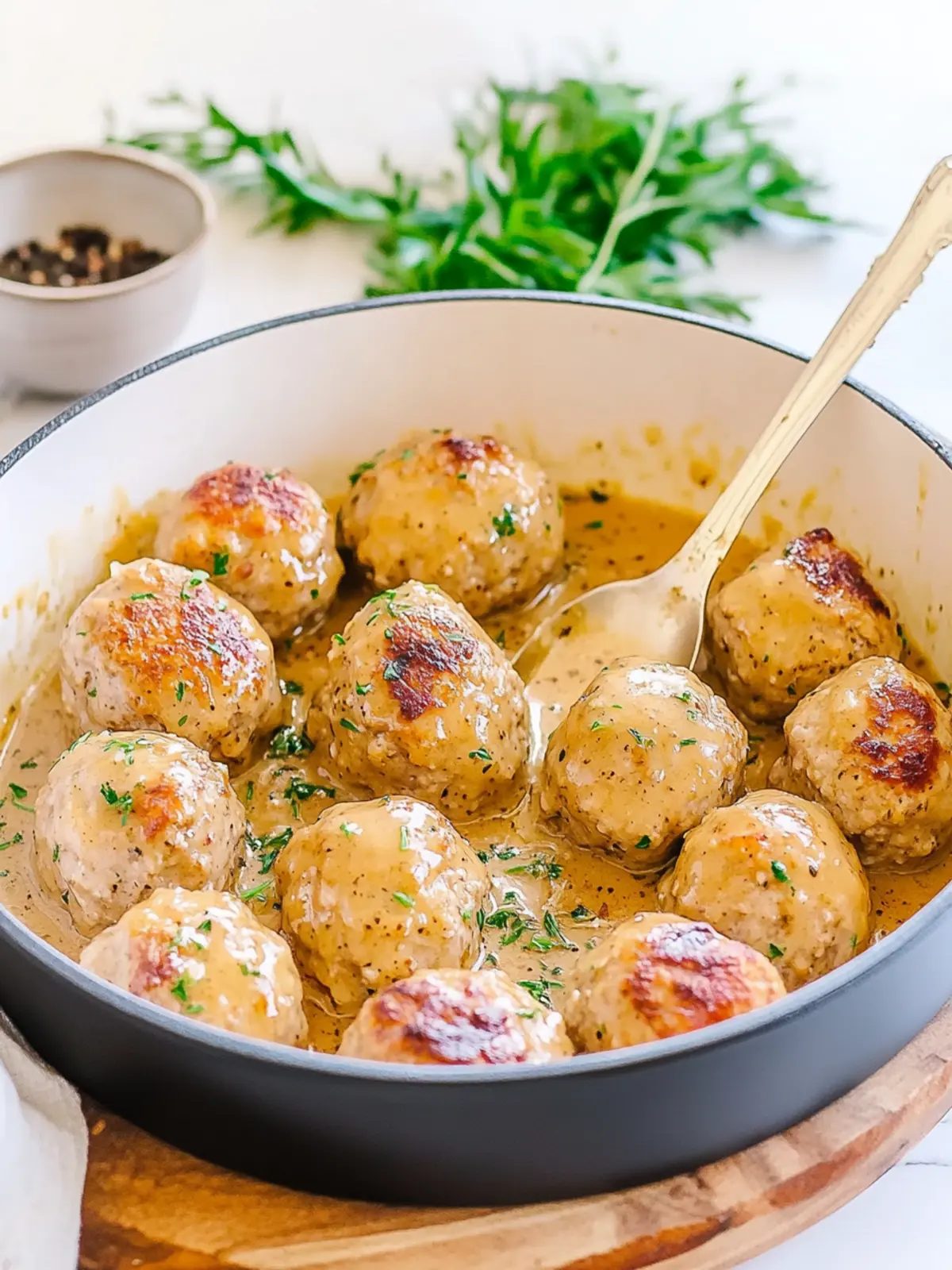 Maple Dijon Turkey Meatballs