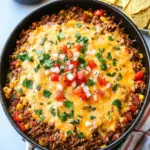 Mexican Cheesy Taco Beef and Rice Skillet for Easy Dinners 10 Mexican Cheesy Taco Beef and Rice Skillet