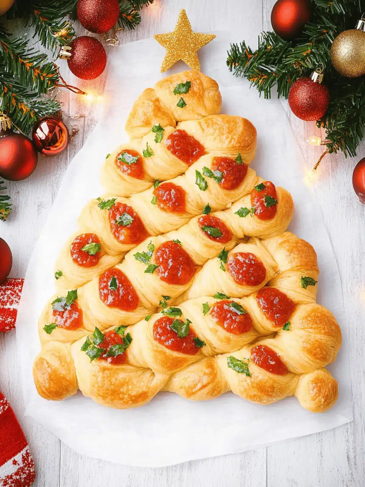 Crescent Roll Christmas Tree