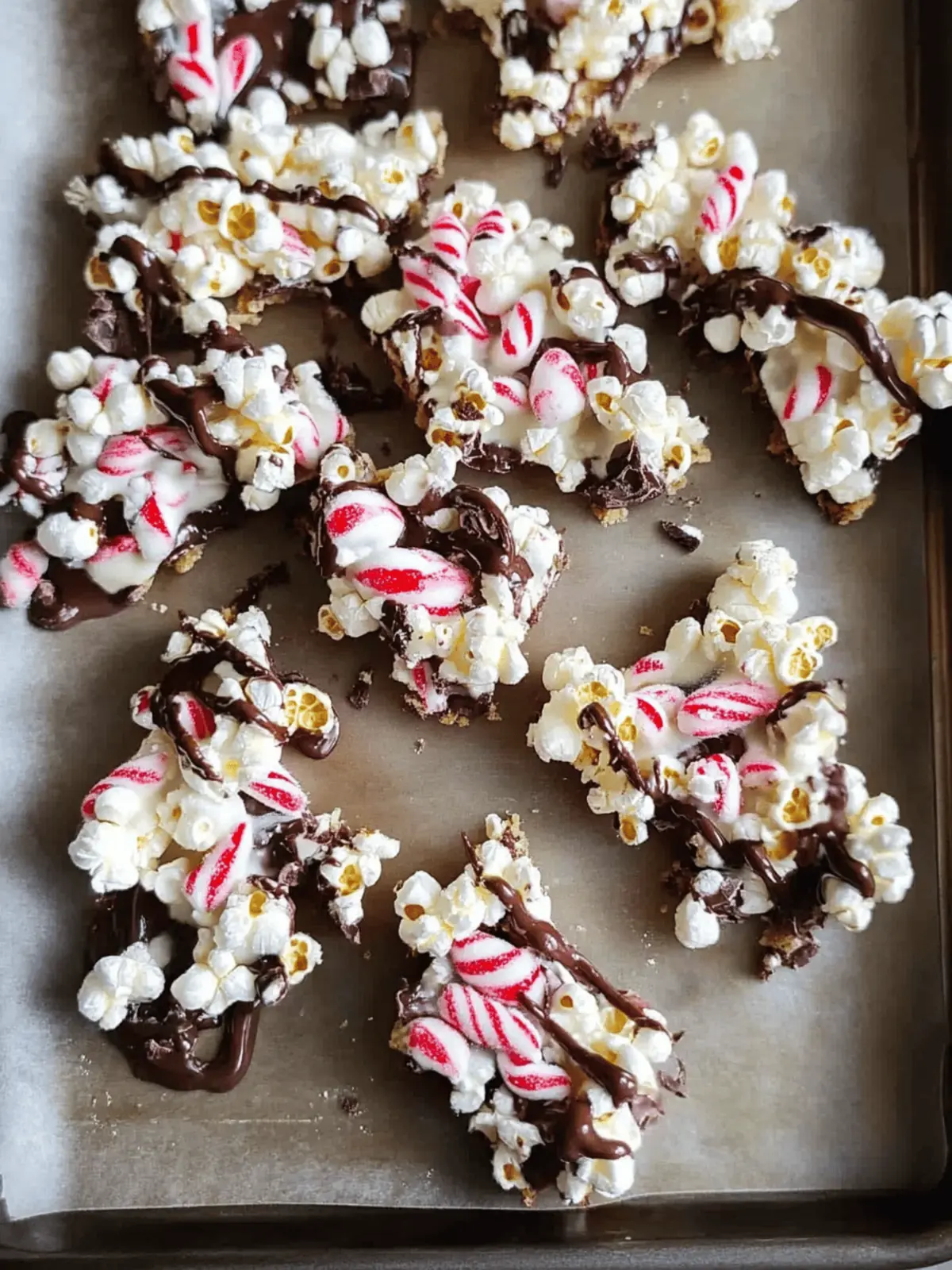 Indulge in Sweet Chocolate Peppermint Popcorn Bark Delight 4 Chocolate Peppermint Popcorn Bark