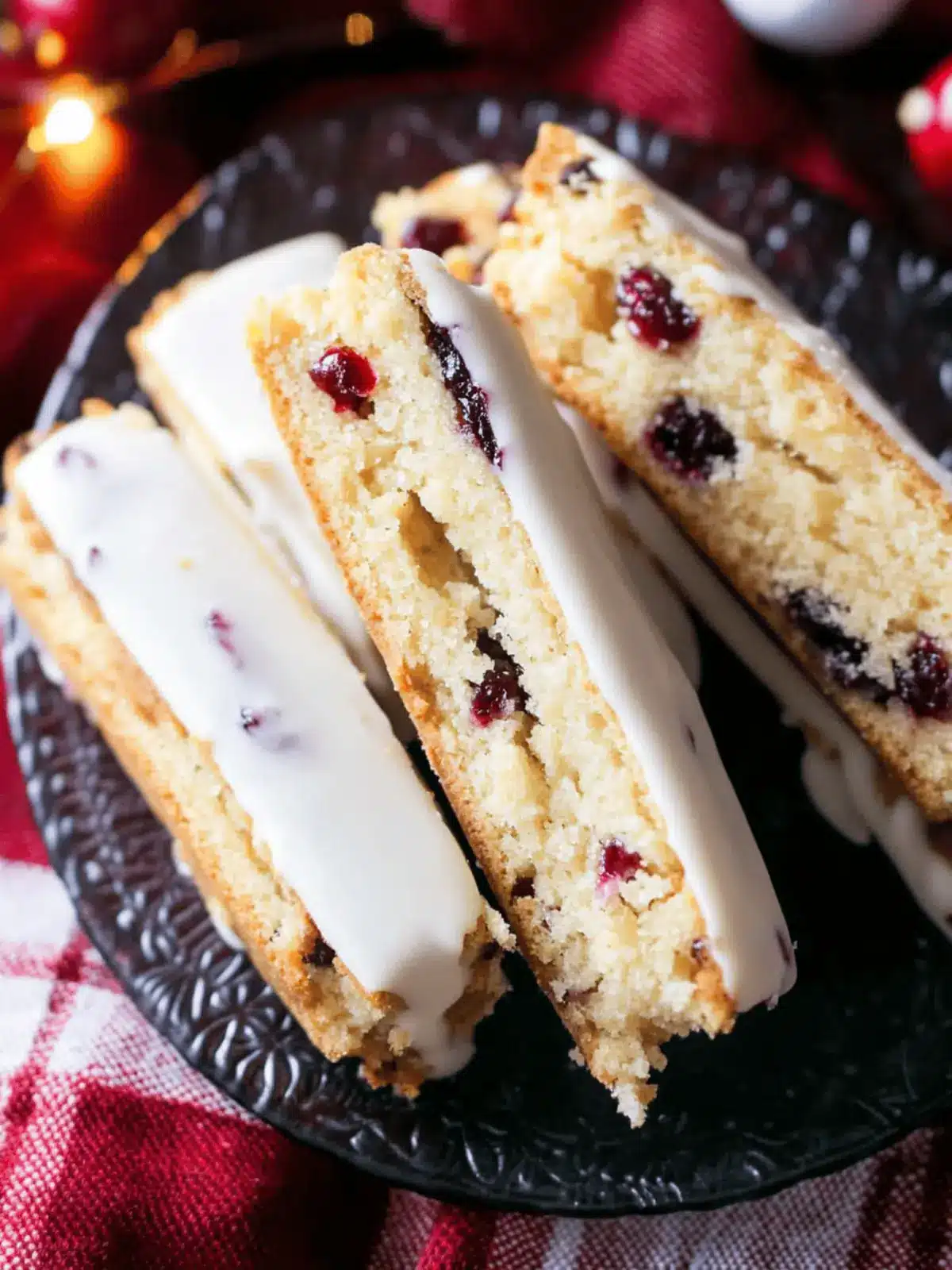 Orange Cranberry White Chocolate Biscotti