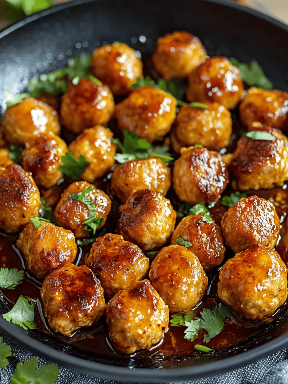 Delicious Chicken Meatballs With Honey Garlic Soy Sauce Magic 5 Chicken Meatballs With Honey Garlic Soy Sauce