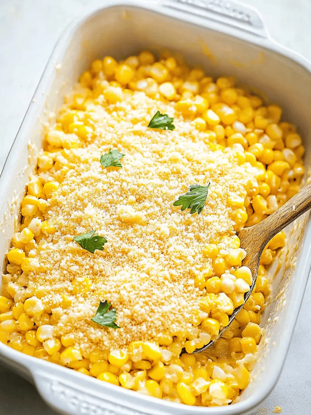 Parmesan Creamed Corn