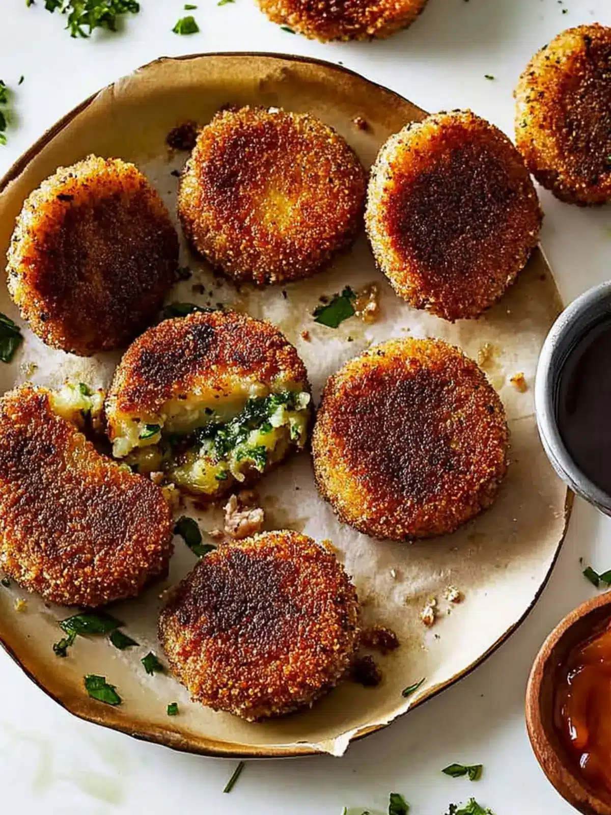 Beef Chops (Meat-Stuffed Potato Cutlets)