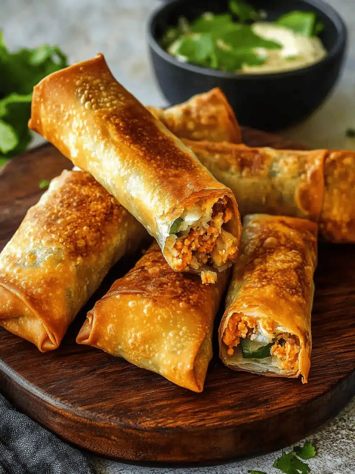 Nacho Egg Rolls