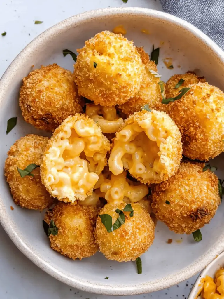 Air Fryer Mac and Cheese Balls