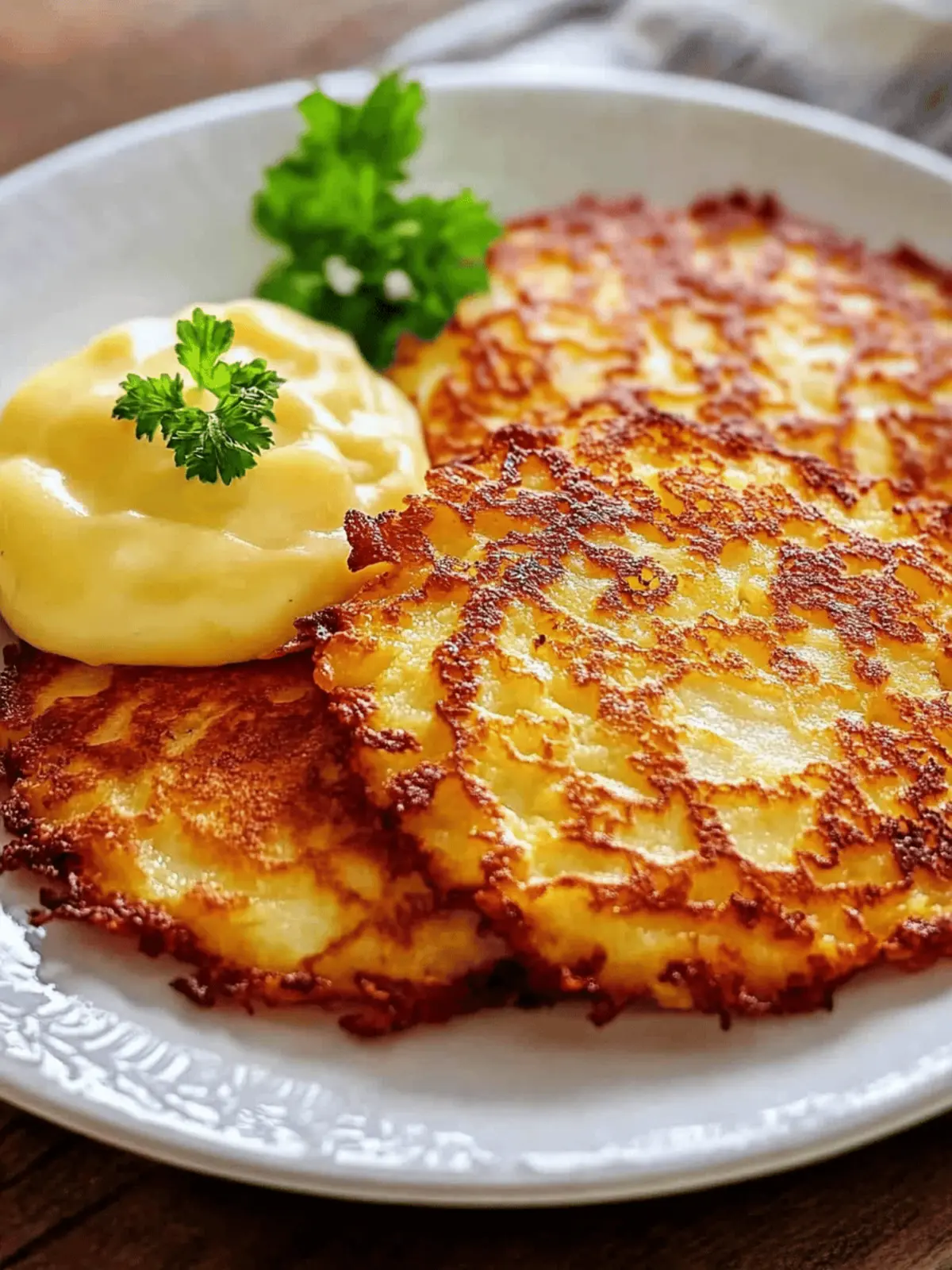 Crispy Kartoffelpuffer: The Ultimate German Potato Pancakes 2 Kartoffelpuffer (German Potato Pancakes)
