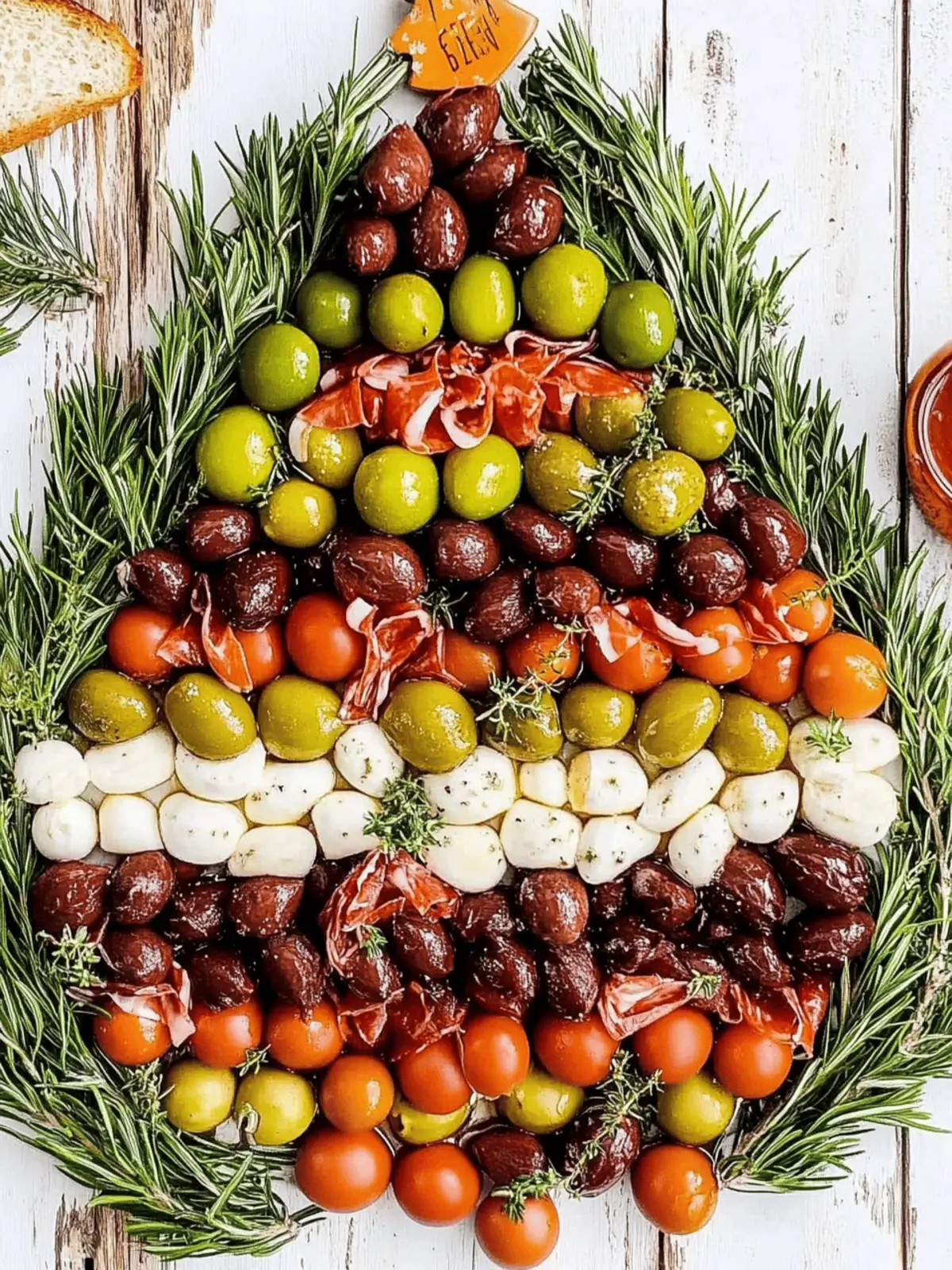 Christmas Tree Antipasto Platter