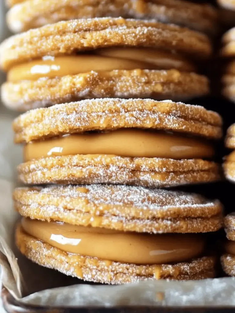 Dulce de Leche Cinnamon Sandwich Cookies