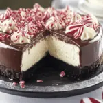 Double-Chocolate Peppermint Cheesecake