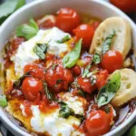 Burrata Caprese Dip with Crostini for Effortless Gourmet Snacking 44 Burrata Caprese Dip with Crostini