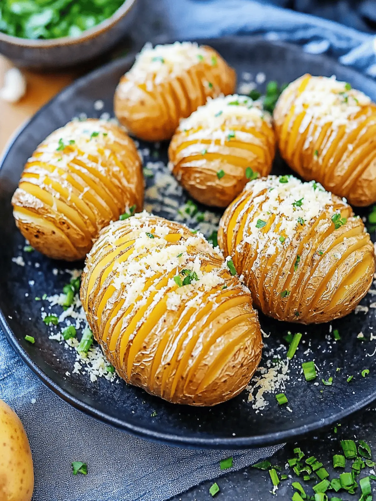Parmesan Hasselback Potatoes