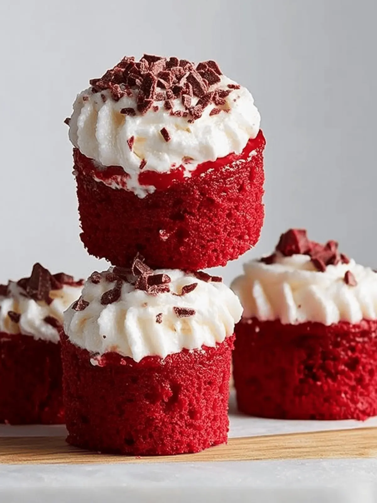 Mini Red Velvet Cheesecakes