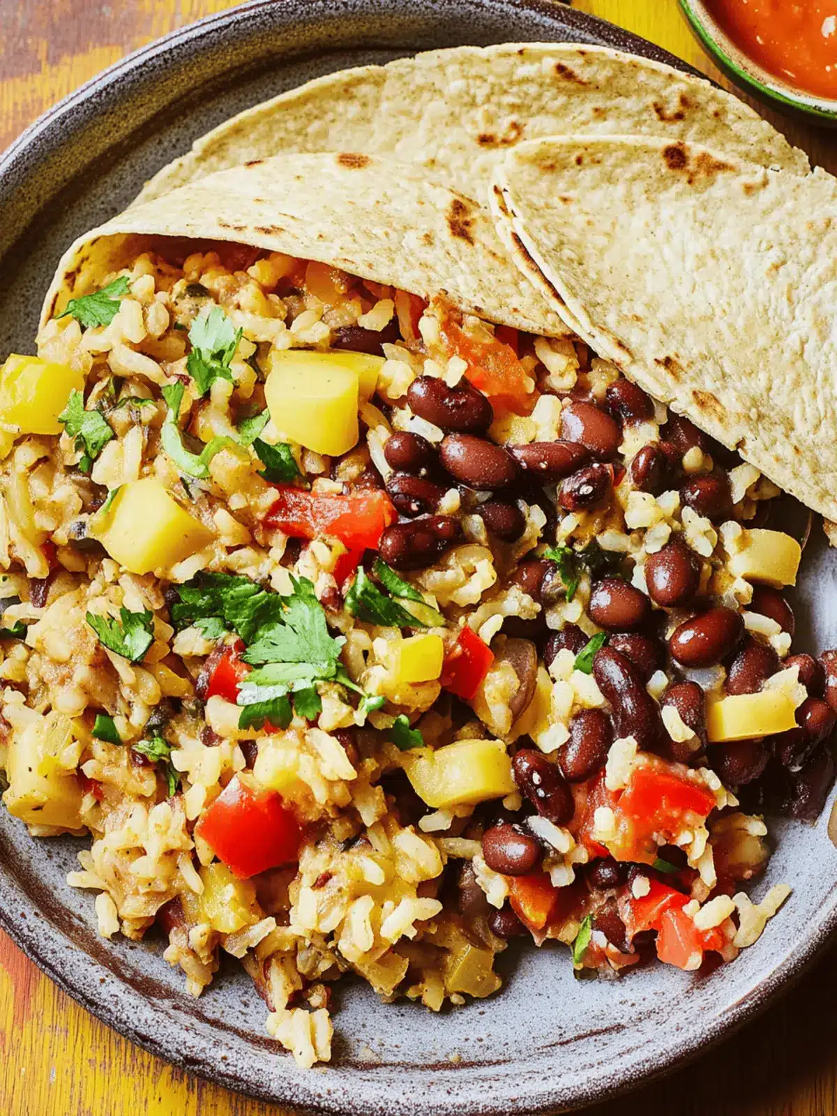 Gallo Pinto (Costa Rican Beans and Rice)