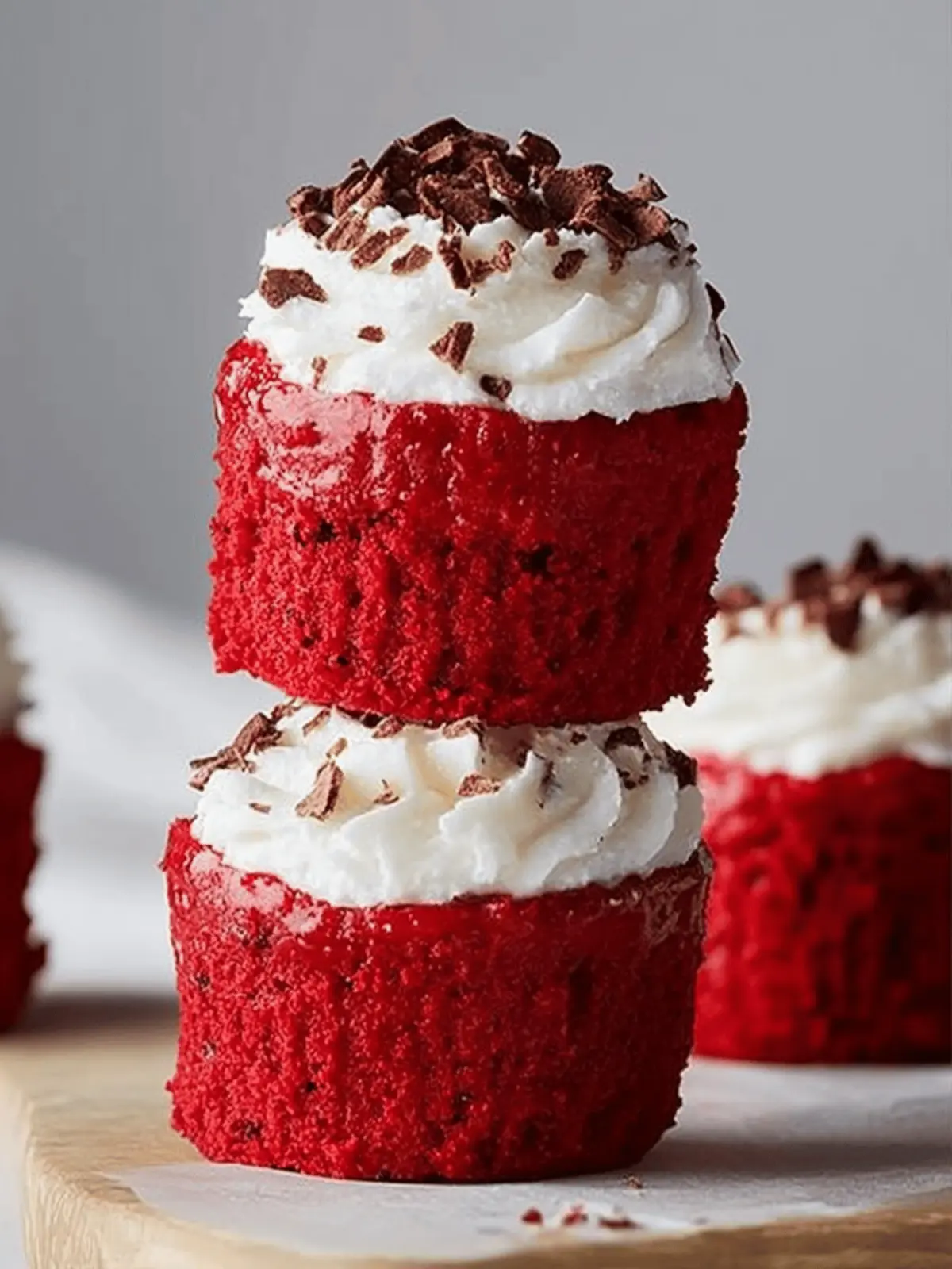 Mini Red Velvet Cheesecakes