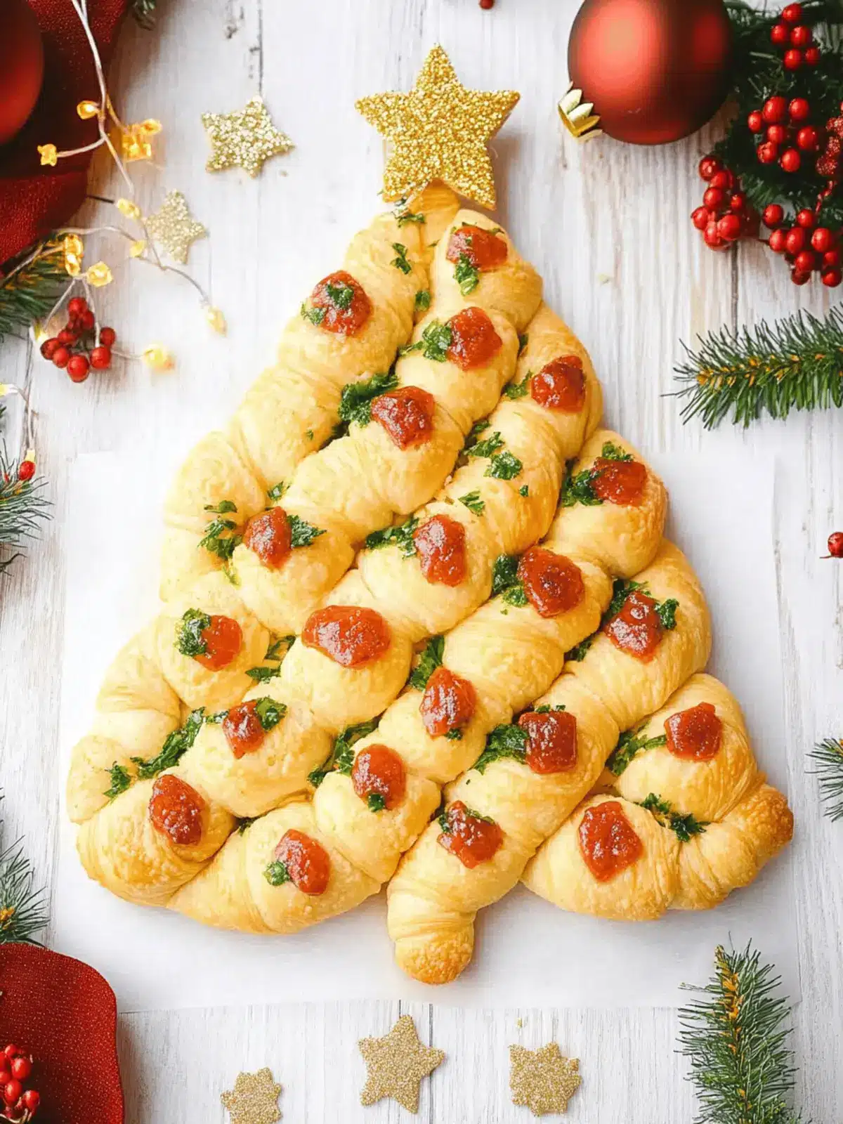 Crescent Roll Christmas Tree