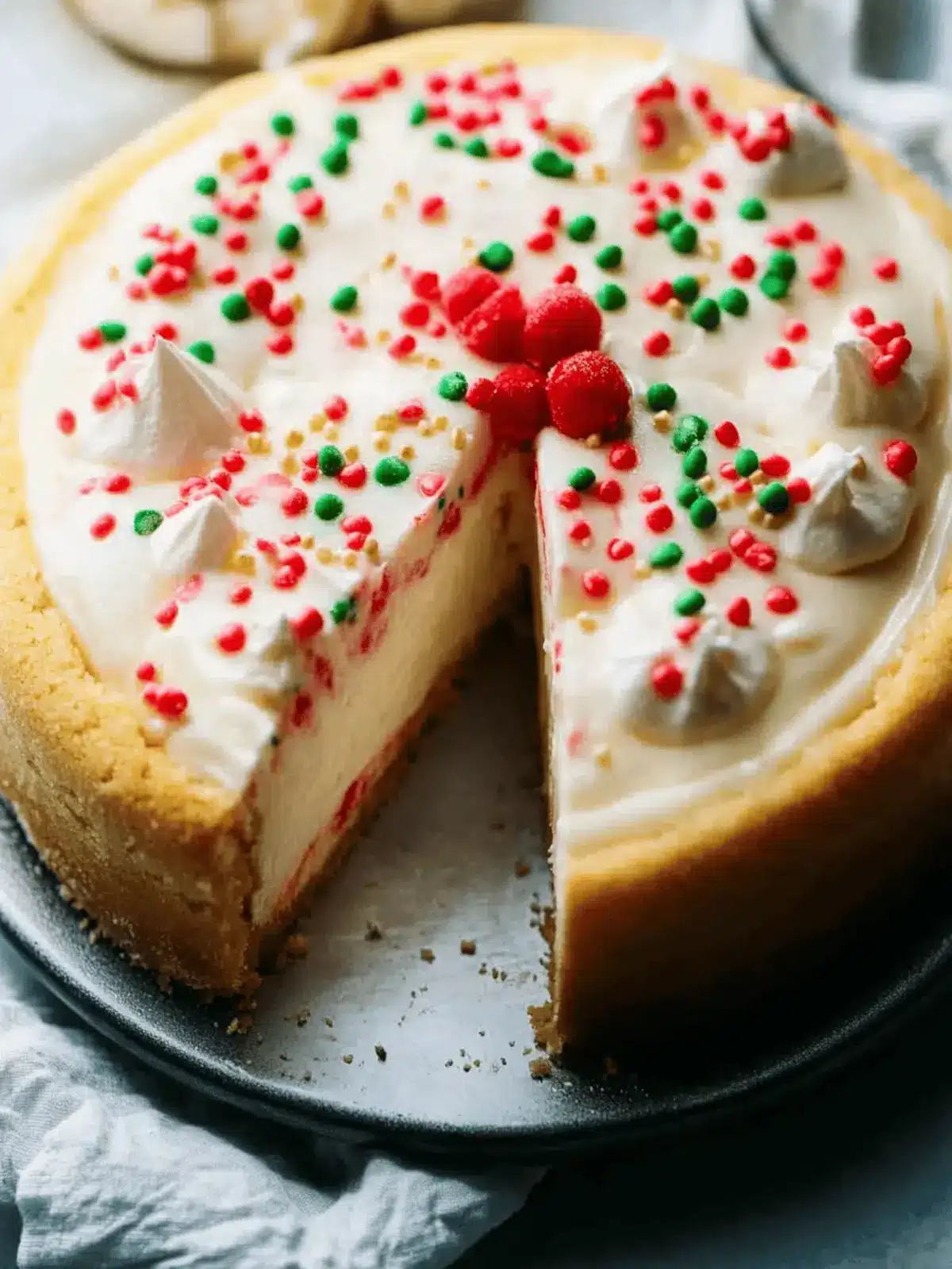 Sugar Cookie Cheesecake: A Fun Twist on Classic Dessert 2 Sugar Cookie Cheesecake