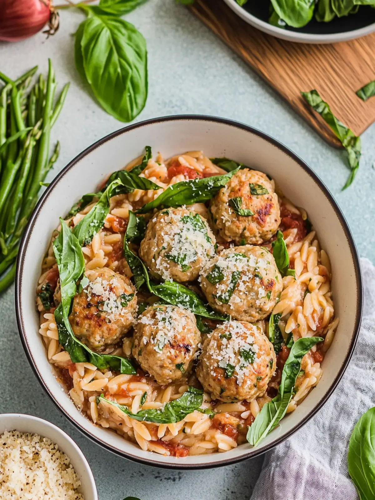 Delicious Tuscan Meatballs with Creamy Orzo You’ll Love 2 Tuscan Meatballs with Creamy Orzo
