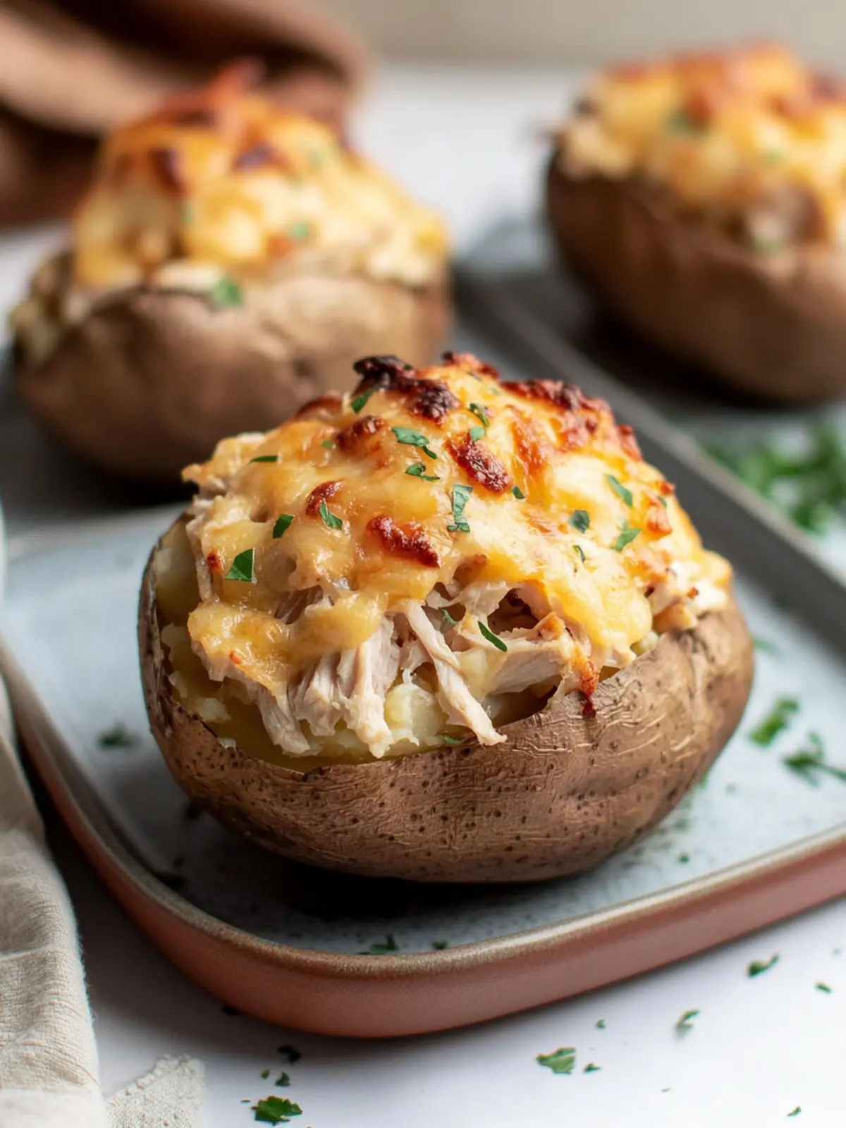 Crack Chicken Stuffed Baked Potatoes: Comfort Food Bliss 5 Crack Chicken Stuffed Baked Potatoes