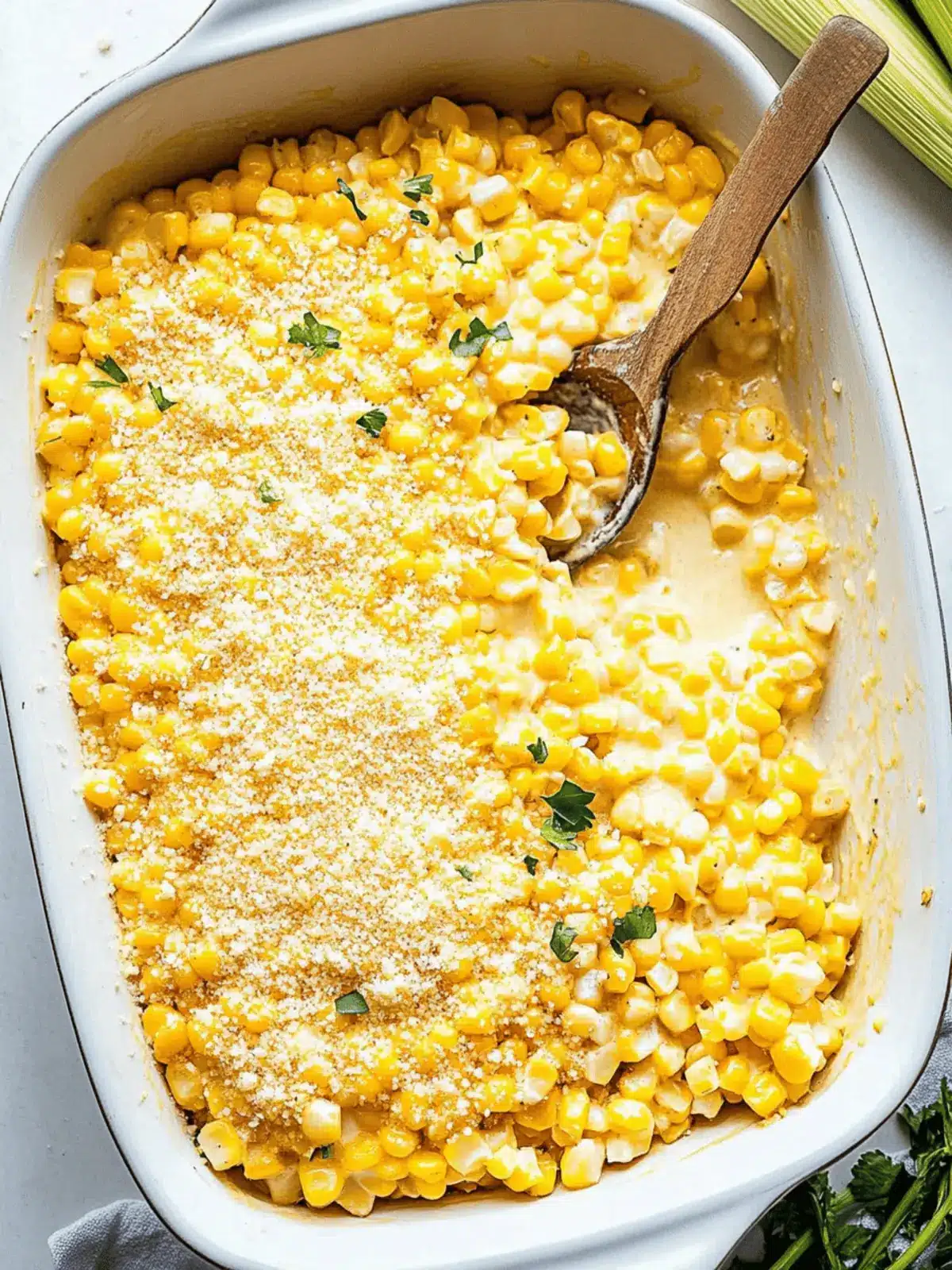 Parmesan Creamed Corn