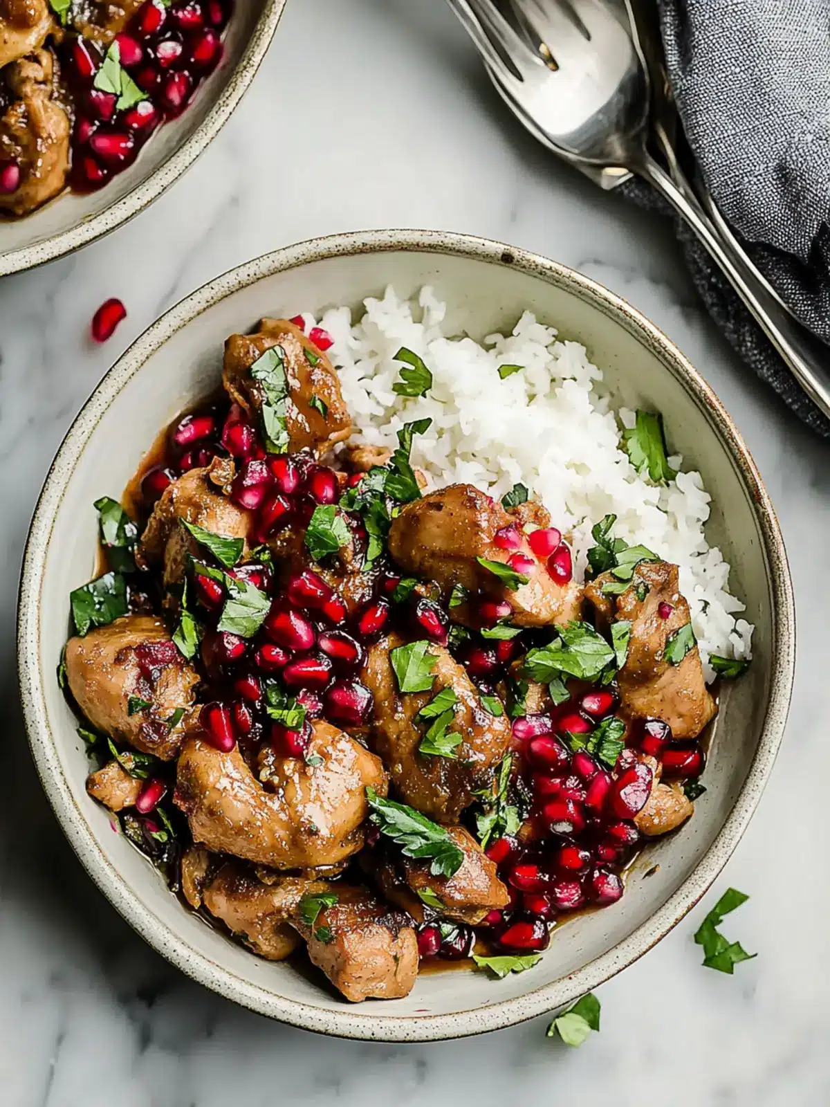 Spiced Pomegranate Chicken