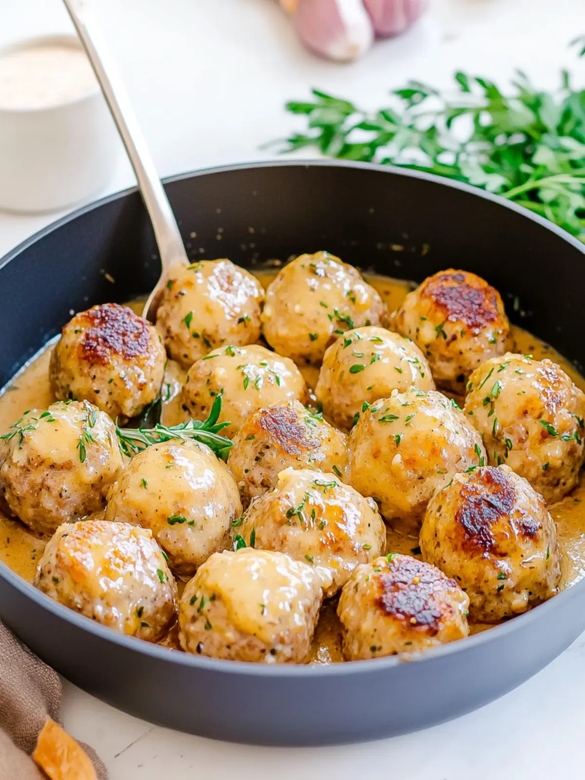 Maple Dijon Turkey Meatballs