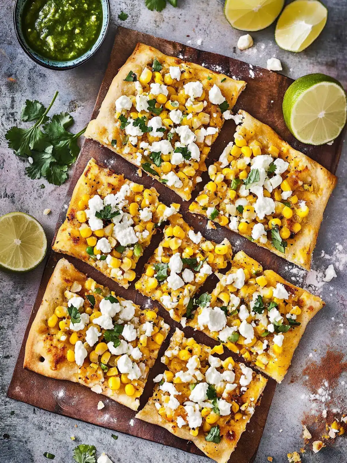 Mexican Street Corn Flatbread