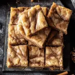 Cinnamon Swirl Snickerdoodle Blondies